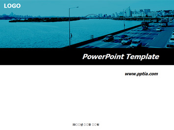 자동차와 도로 PPT 템플릿 미리보기