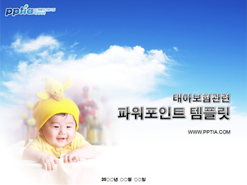 태아보험 PPT 템플릿 미리보기