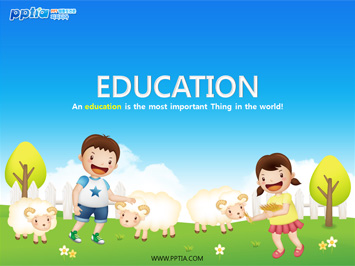 양과 어린이 PPT 템플릿 미리보기