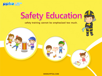 어린이안전교육(화재) PPT 템플릿 미리보기