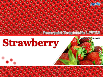 딸기(strawberry) PPT 템플릿 미리보기