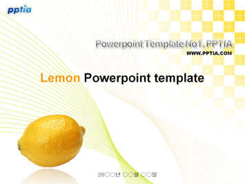 레몬(Lemon) PPT 템플릿 미리보기