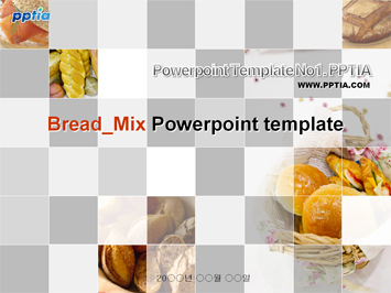 빵(Bread) PPT 템플릿 미리보기