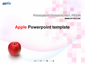 사과(Apple) PPT 템플릿 미리보기