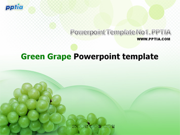 포도(Grape) PPT 템플릿 미리보기