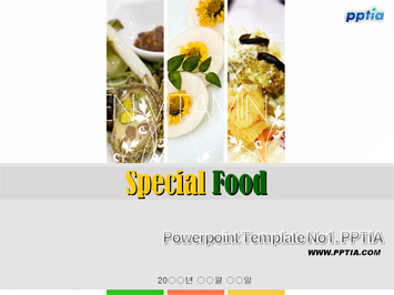 Special food PPT 템플릿 미리보기