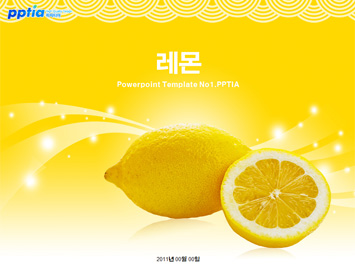 레몬 PPT 템플릿 미리보기