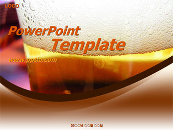 맥주 B PPT 템플릿 미리보기