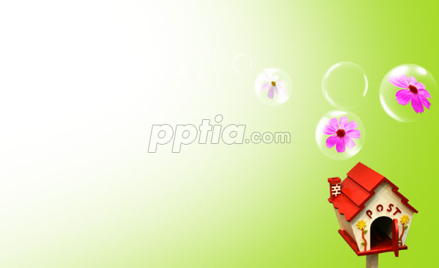 우체통과 꽃잎 이미지 미리보기