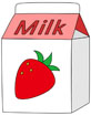 딸기우유 템플릿