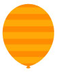 주황색줄무늬풍선 템플릿