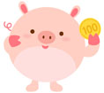 동전들고있는 돼지 템플릿