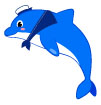 파란색돌고래 템플릿