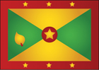 그레나다 국기 템플릿