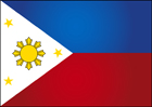 필리핀 국기 템플릿