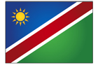 나미비아 국기 템플릿