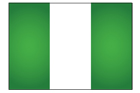 나이지리아 국기 템플릿