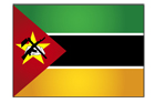 모잠비크 국기 템플릿
