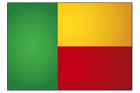 베냉 국기 템플릿