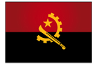 앙골라 국기 템플릿