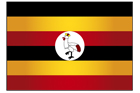 우간다 국기 템플릿