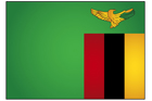 잠비아 국기 템플릿