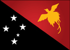 파푸아뉴기니 국기 템플릿