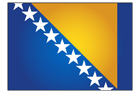 보스니아헤르체고비나 국기 템플릿