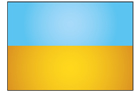 우크라이나 국기 템플릿