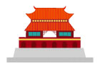 중국전통건축물 템플릿