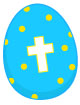 부활절파란달걀 템플릿