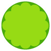초록색동그라미글상자 템플릿