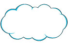 하늘색구름글상자 템플릿