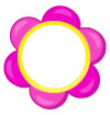 분홍꽃글상자 템플릿