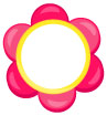 연분홍꽃글상자 템플릿
