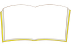 노란색펼쳐진책글상자 템플릿