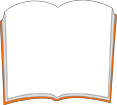 주황색펼쳐진책글상자 템플릿