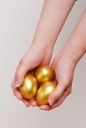 두 손 위에 황금달걀 템플릿