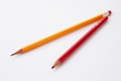 연필과 색연필 템플릿
